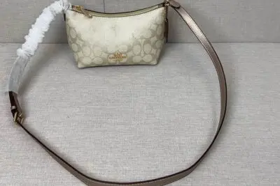 Coach Armpit Bag Cream White