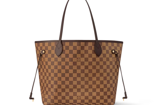 LV Neverfull MM Bag DAMIER EBENE