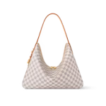 LV Slouchy MM Azure Checkerboard Bag