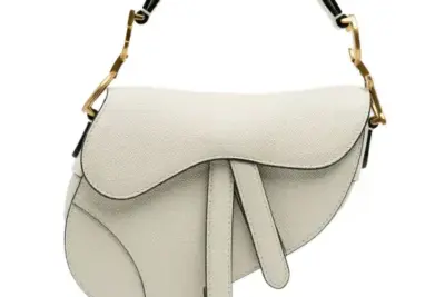 Dior Mini Grained Calfskin Saddle Bag Satchel