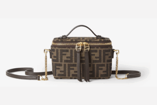 Fendi Vanity Tobacco Brown Mini Bag