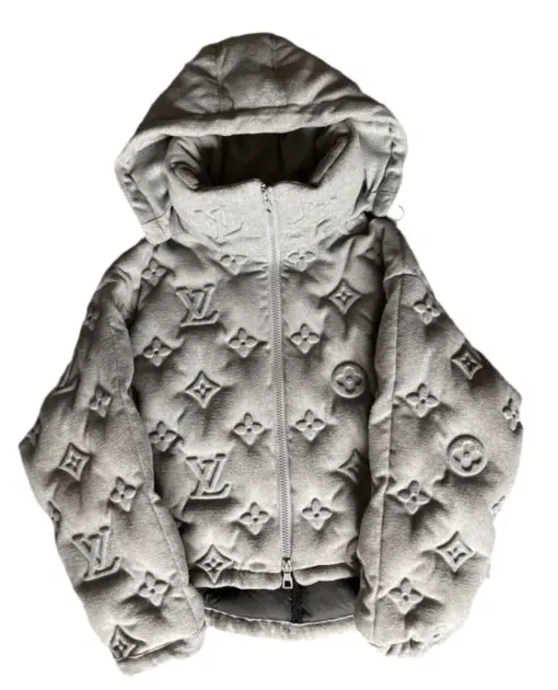 LV Puffer Coat Grey