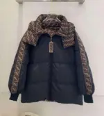 Fendi Down Puffer Jacket Black