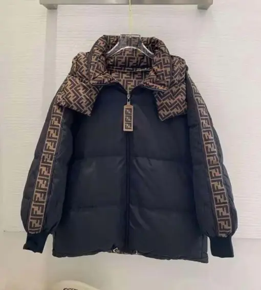 Fendi Down Puffer Jacket Black