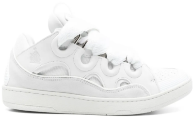 Lanvin Curb Sneakers White