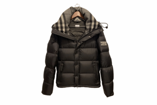 Burberry Jacket Black And Grey White