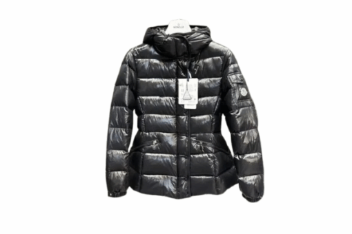 Moncler Barante Hooded Down Jacket Black