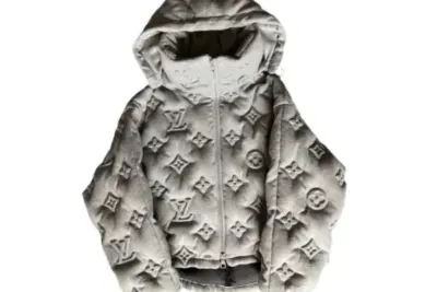 LV Puffer Coat Grey