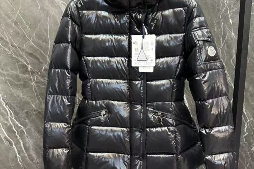 Moncler Barante Hooded Down Jacket Black