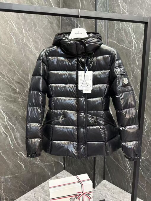 Moncler Barante Hooded Down Jacket Black