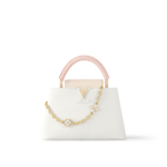 LV Capucines BB Snow White Bag