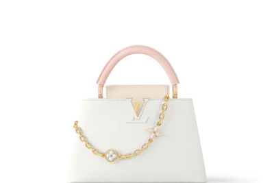 LV Capucines BB Snow White Bag