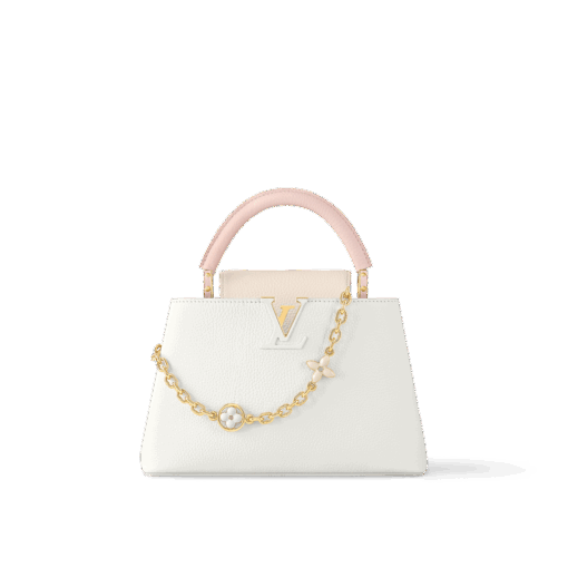 LV Capucines BB Snow White Bag