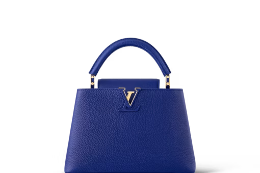 LV Capucines BB Smalt Blue Bag