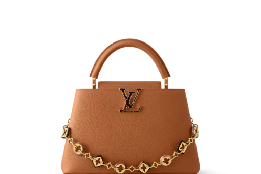 LV Capucines MM Tan Bag