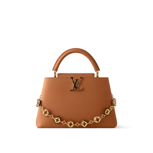 LV Capucines MM Tan Bag