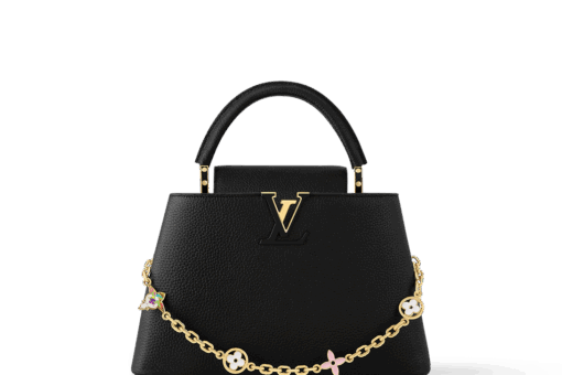 LV x TM Capucines MM Black Bag