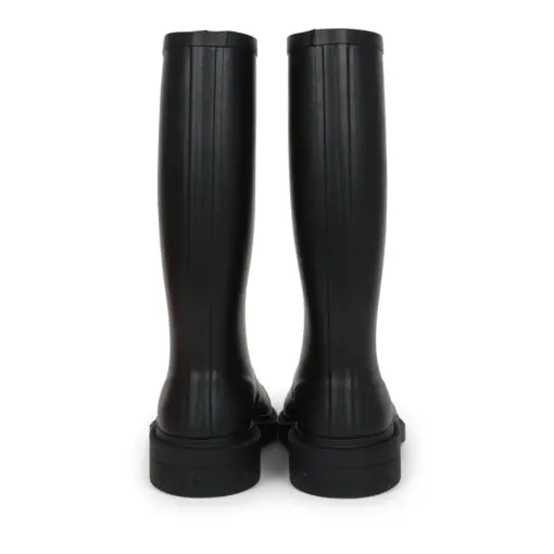 Chanel Wellington Boots Black - Image 3