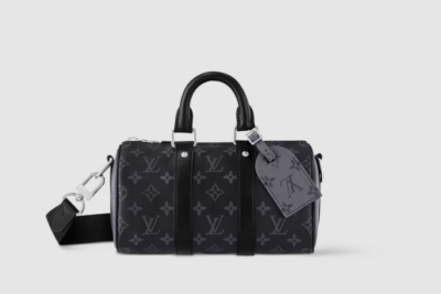 LV Keepall Bandoulière 25 Bag Black