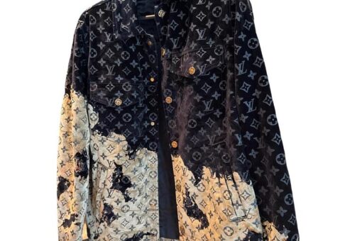 LV Bleach Denim Jacket