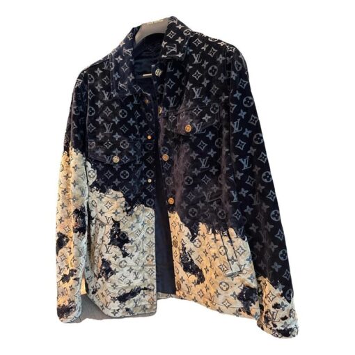 LV Bleach Denim Jacket