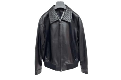 Bottega Veneta Leather Jacket Black