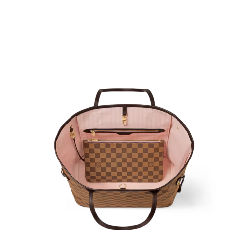 LV Neverfull MM Rose Ballerine Bag - Image 2