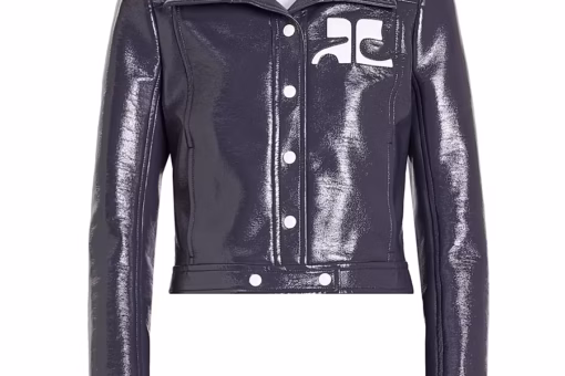 Courrèges Reedition Vinyl Jacket Purple