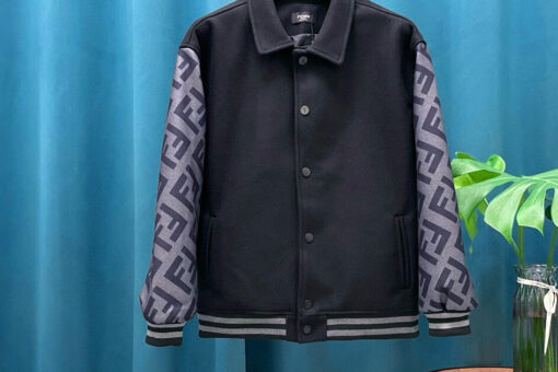 Fendi Blouson Wool Black