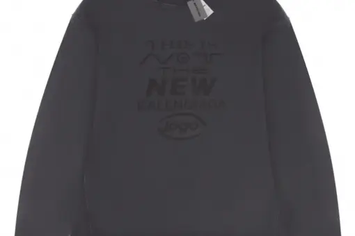 Balenciaga This is Not New Sweater Gray