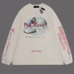 Balenciaga Pink Mantini Sweater Cream