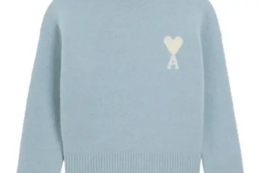 Ami Paris Ami de Coeur Crewneck Sweater Paste