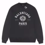 Balenciaga Paris Sweater Black