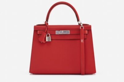 Hermès Mini Kelly 20 Sellier Handbag Red