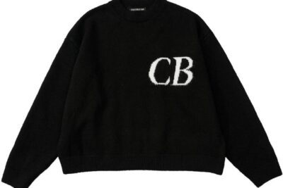 CB Logo Cole Buxton Knit Sweater Black