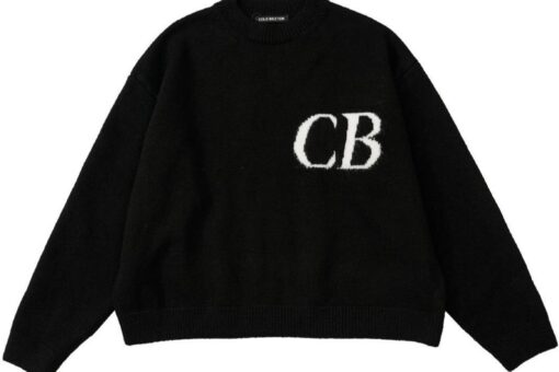 CB Logo Cole Buxton Knit Sweater Black