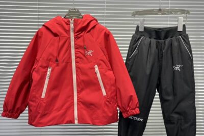 Arcteryx Jacket & Pants Set Red  Black