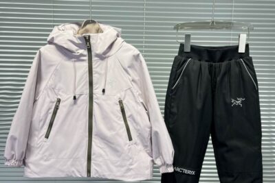 Arcteryx Jacket & Pants Set Pink Black