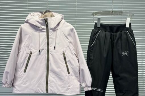 Arcteryx Jacket & Pants Set Pink Black