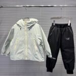 Arcteryx Jacket & Pants Set Gray Black