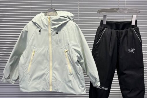 Arcteryx Jacket & Pants Set Gray Black