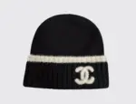 Cloche Cashmere Beanie Black