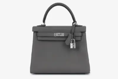 Hermès Mini Kelly 20 Sellier Handbag Grey
