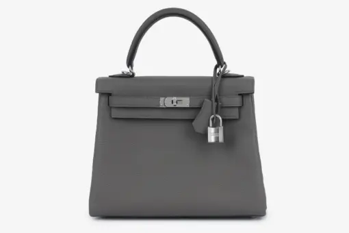 Hermès Mini Kelly 20 Sellier Handbag Grey