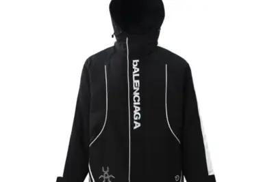 Balenciaga Down Jacket Black & White Logo