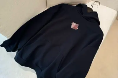 Balenciaga Hoodie Black/ Red