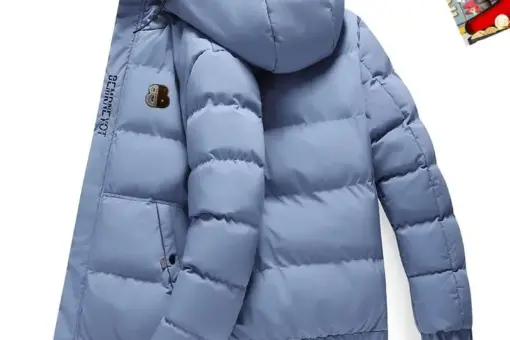 Balenciaga Puffer Jacket Light Blue