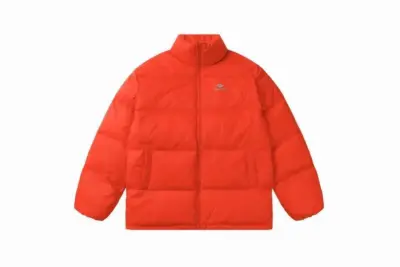 Balenciaga 3B Sports Icon Ski Puffer Jacket Orange