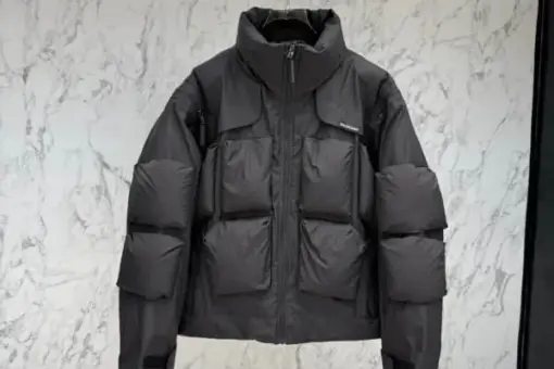 Balenciaga Puffer Jacket Black