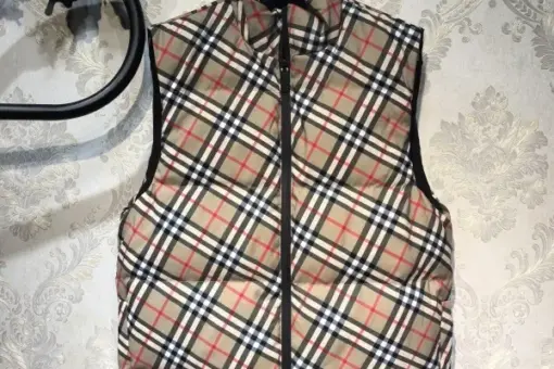 Burberry Reversible Check Down Puffer Vest